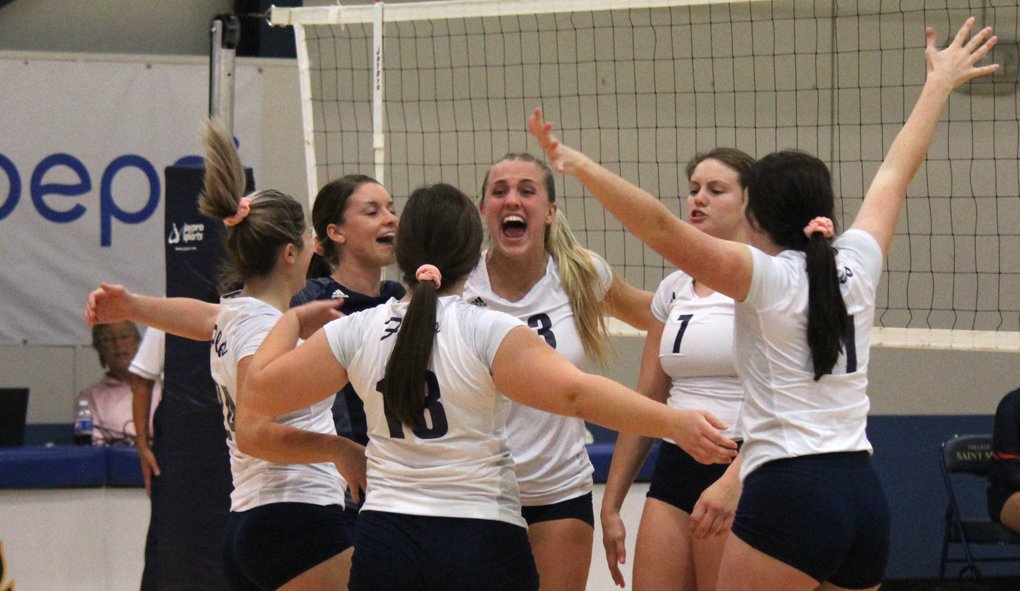 Seniors lead College of Saint Mary on historic run back to league